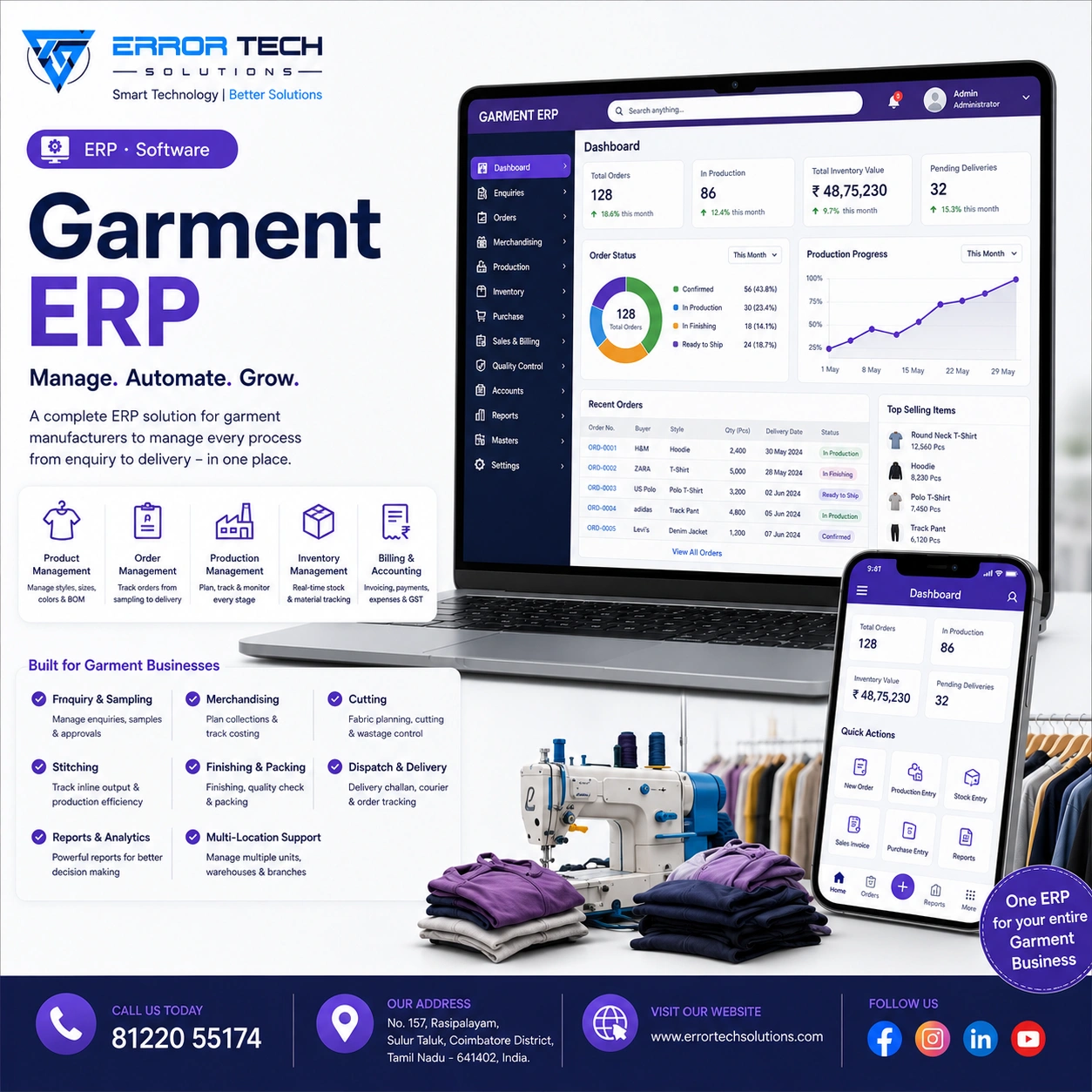 Garment ERP project
